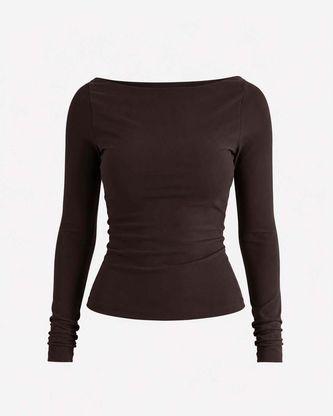 polera basica cuello bote