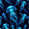 medusas azul