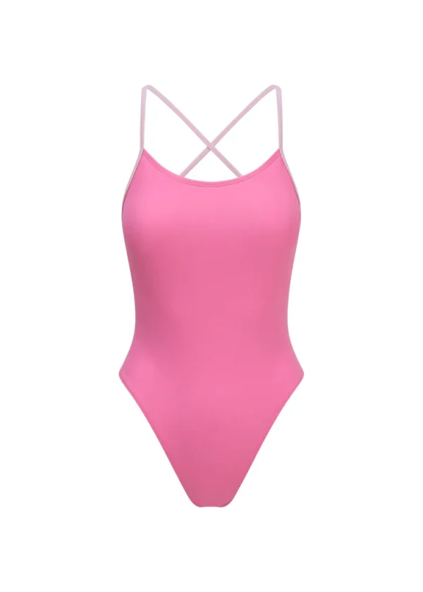 traje de baño deportivo natación doble amarrado