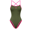 verde militar tirantes rosado fluor